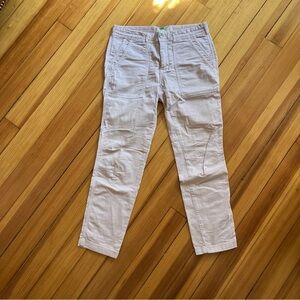 Light pink cargo pants/ skinny jeans
